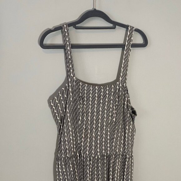 NEW Kate Quinn nautical black rope‎ strappy goucho flowy wide leg crop jumpsuit - Picture 2 of 10